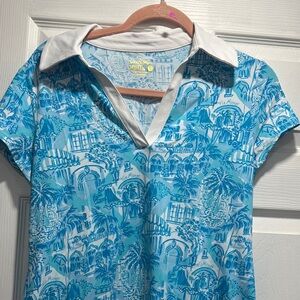 Lilly Pulitzer Blue and White Dress